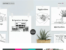 Tablet Screenshot of daphnesbrain.com
